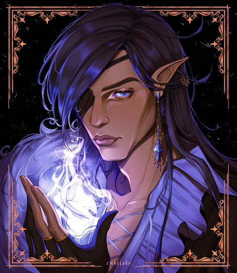 Full Render bust + decorative frame (75$)
